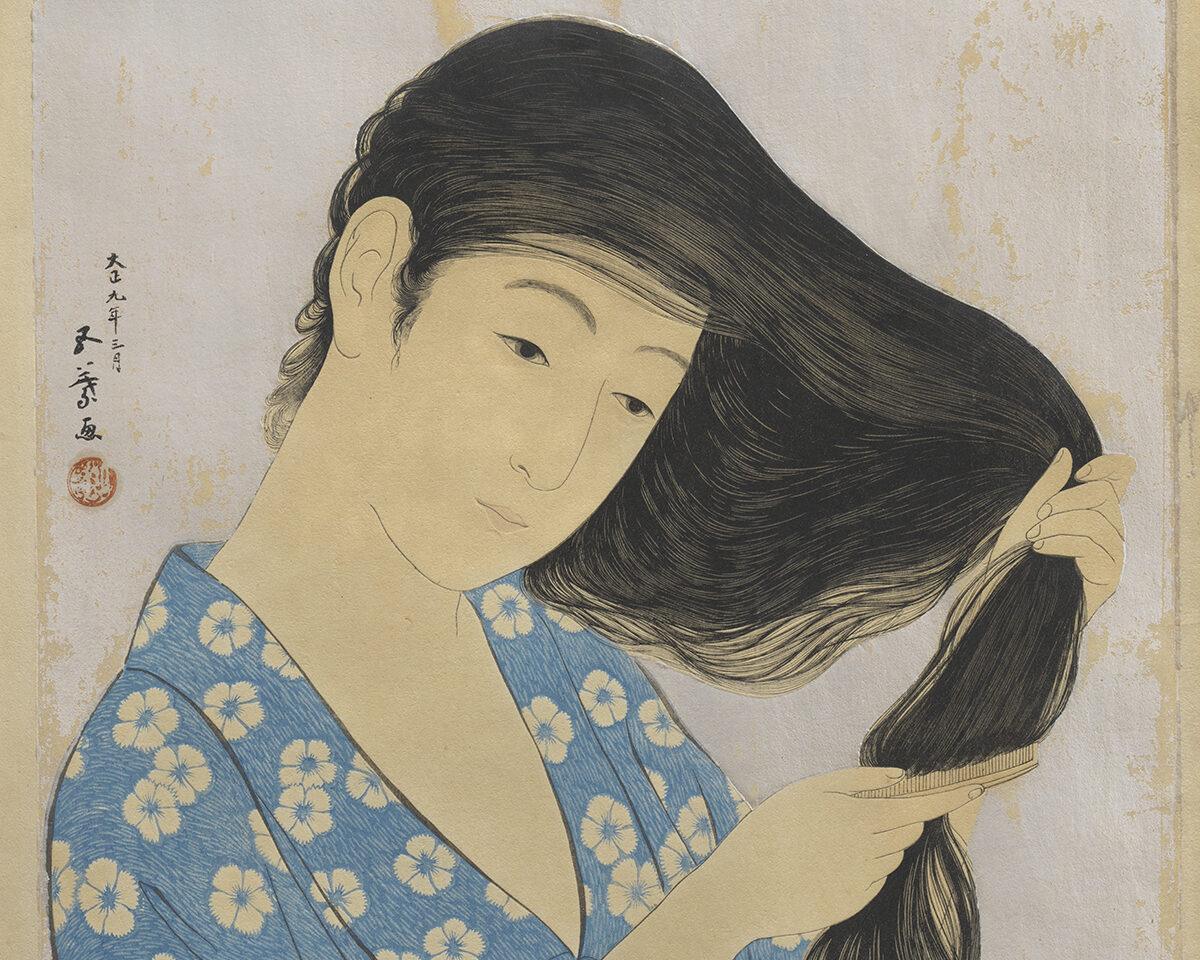 髪梳ける女 | 千葉市美術館