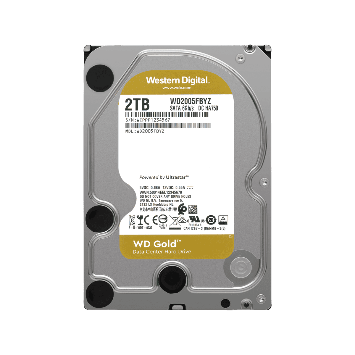 WD2005FBYZ | WD2005FBYZ | WesternDigital WD Gold エンタープライズ