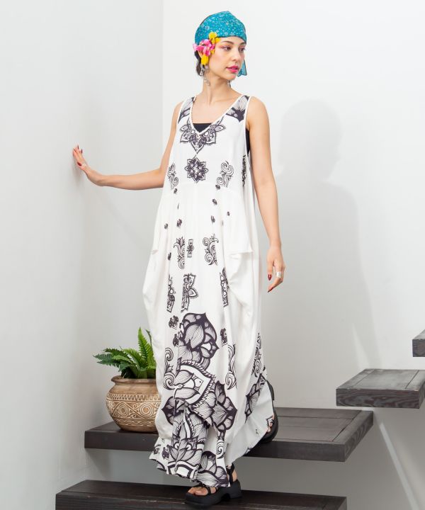 アーティットワンピース【Amina×VORRUK】(WHITE): 『チャイハネ』公式通販