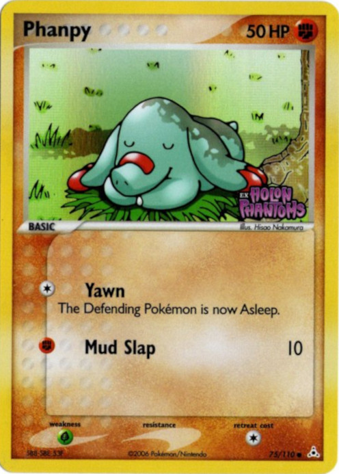 ゴマゾウ 海外版 英語版 リバホロ Phanpy - 75/110 -【Card Chicken】