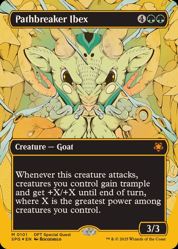 ファーストプレイスFOIL)草分けるアイベックス/Pathbreaker Ibex《英語