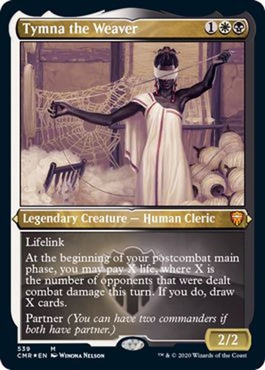 エッチングFOIL)織り手のティムナ/Tymna the Weaver《英語》【CMR】