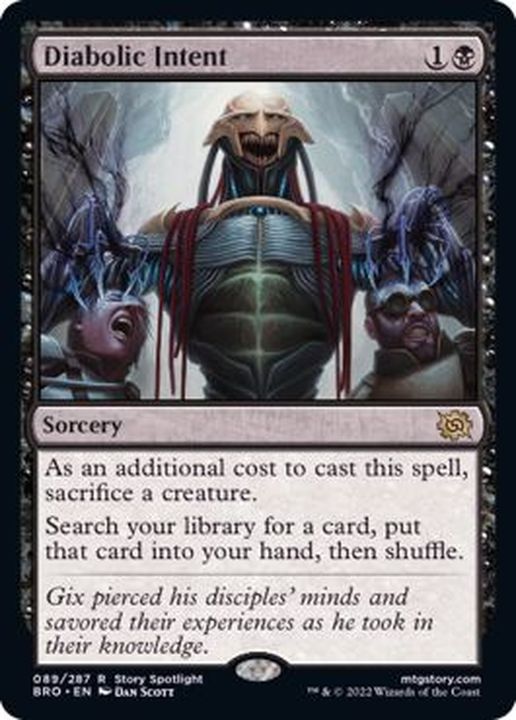FOIL)悪魔の意図/Diabolic Intent《英語》【BRO】