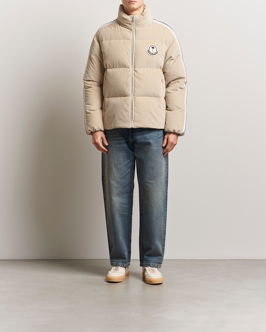 Moncler Genius X Palm Angels Abrolhos Jacket Beige at CareOfCarl.com