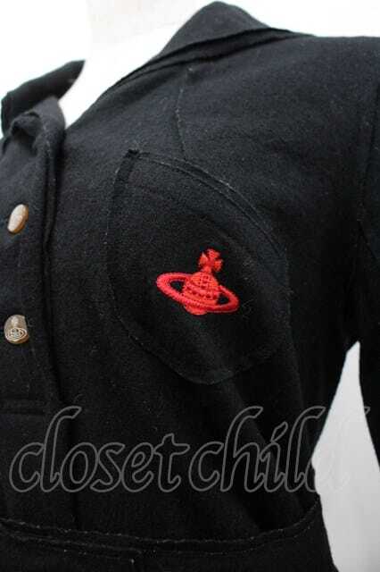 ヴィヴィアンウエストウッド 中古 / 単色オーブ刺繍ポロシャツ