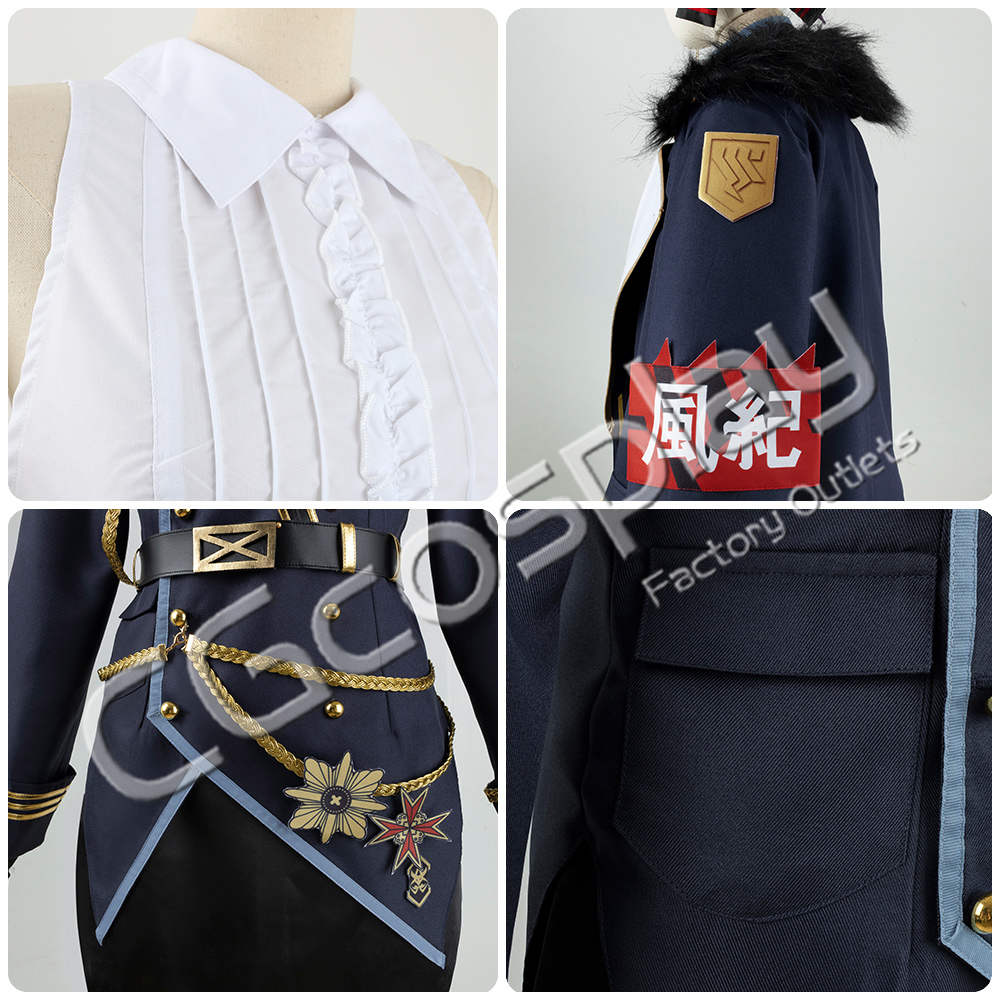 ブルーアーカイブ ゲヘナ学園 風紀委員会 空崎ヒナ コスプレ衣装