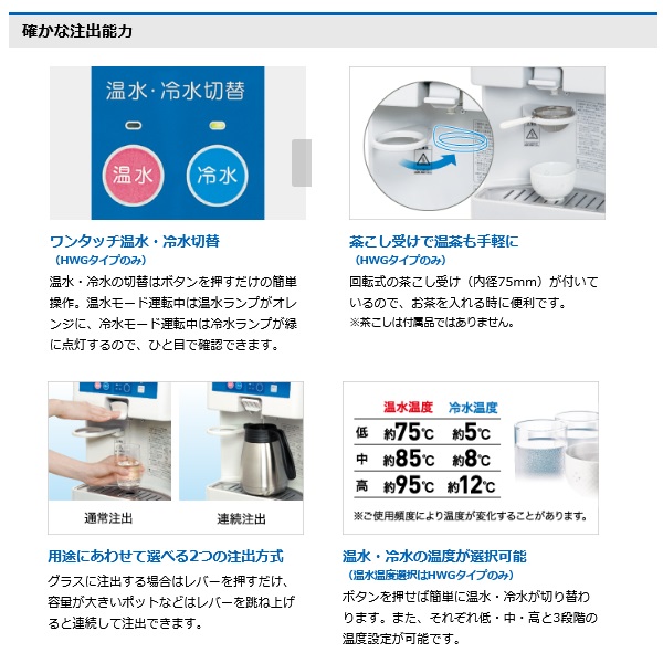 AT-18HWG|ホシザキ ウォータークーラー | 業務用厨房機器/調理道具通販