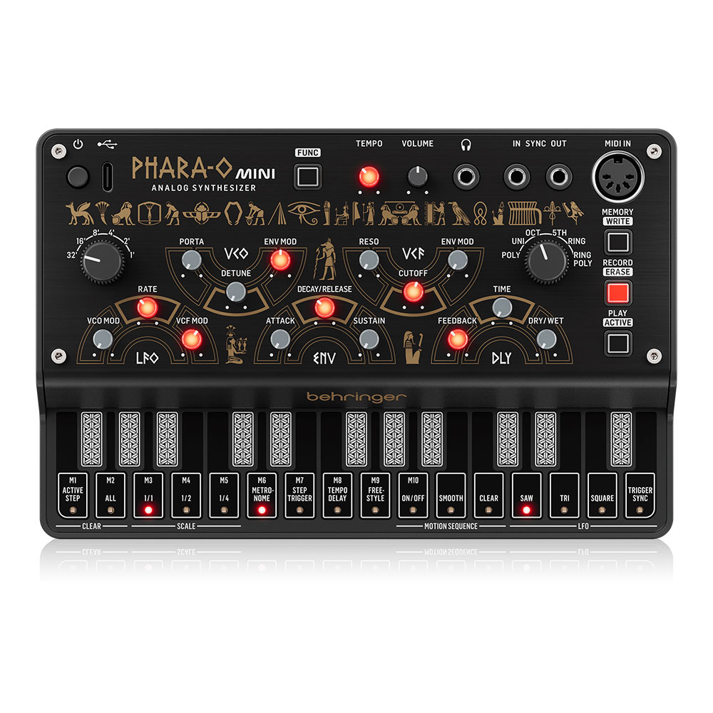 BEHRINGER PHARA-O MINI シンセサイザー 3VCO/クラシックVCF/リング