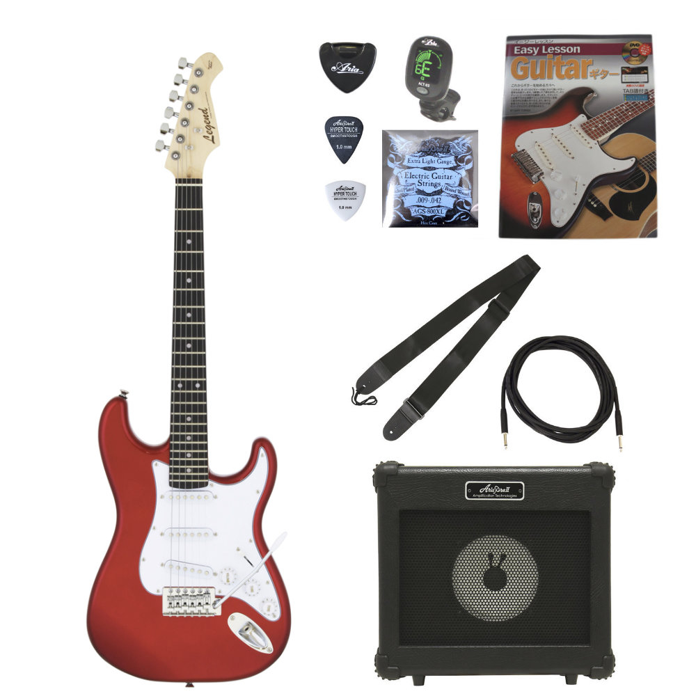 LEGEND LST-MINI CA ミニエレキギター アンプ付き 初心者セット(ミニ