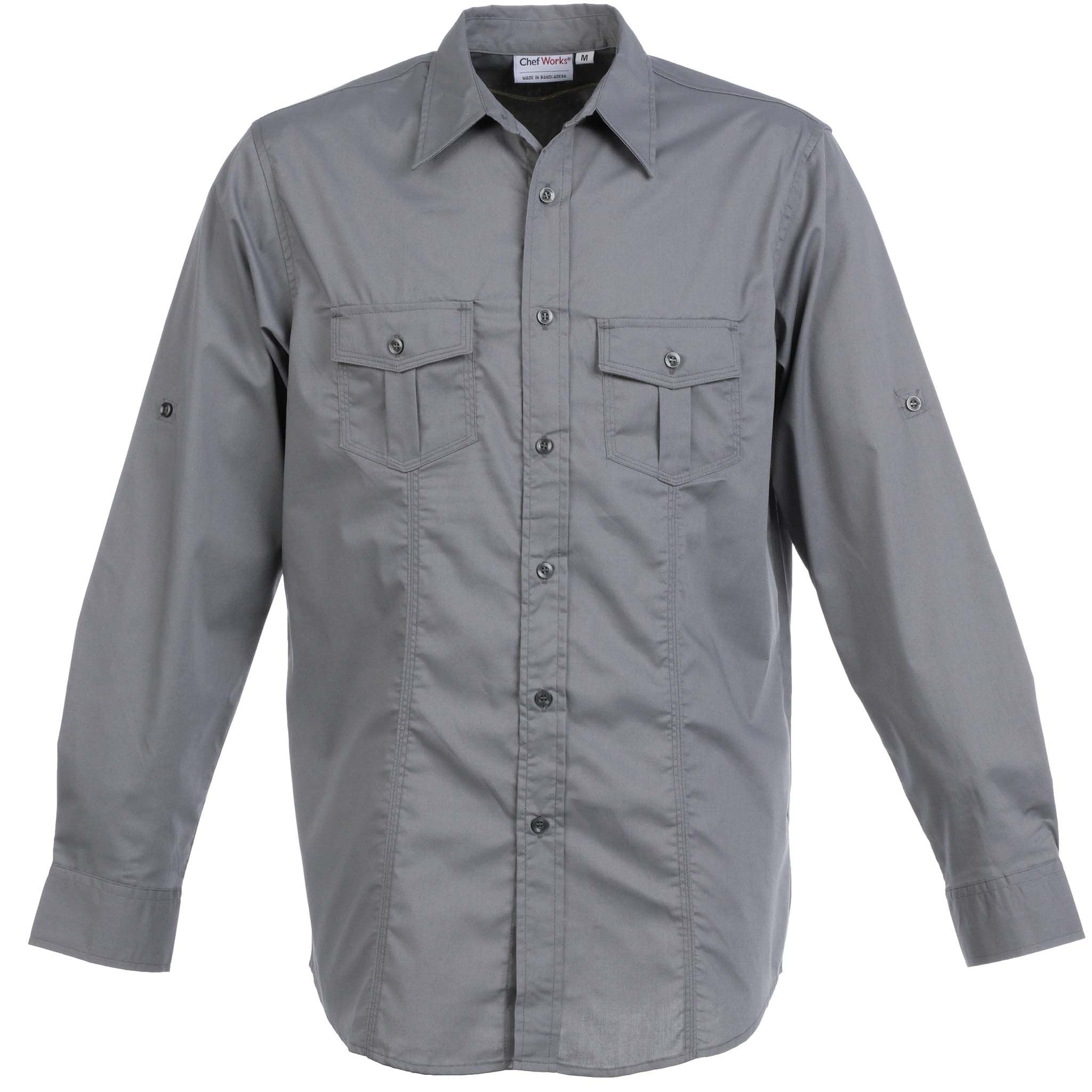 シェフワークス メンズ 2ポケット シャツ — Chef Works Japan