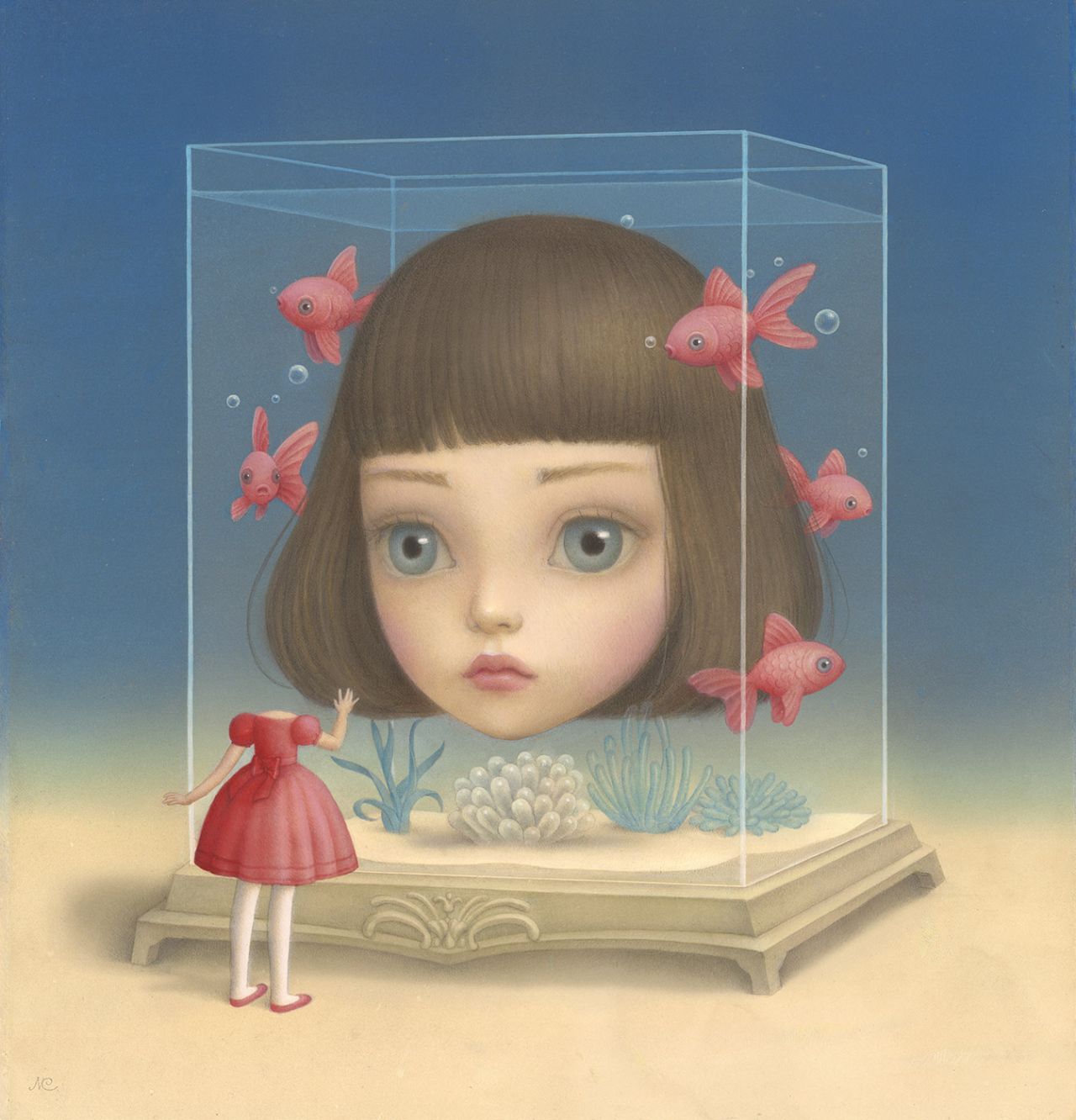 Nicoletta Ceccoli's childlike paintings are a delectable balance