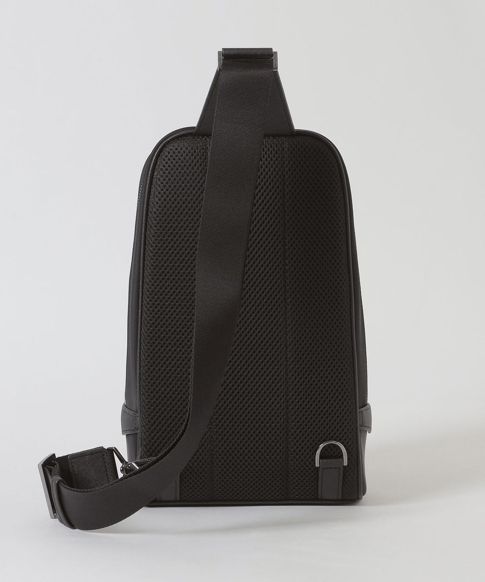 ナイロンコンビカルゼシャドークレストブリッジチェックビジネスボディ