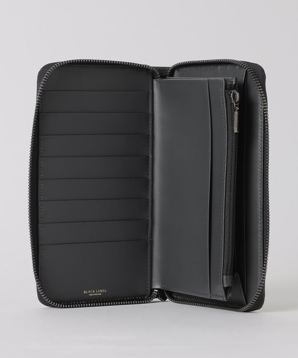 エンボスチェックラウンドジップウォレット（ウォレット/ケース