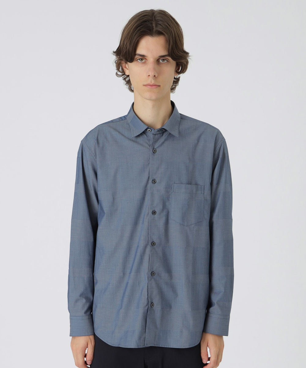 シャドークレストブリッジチェックシャツ（カジュアルシャツ）｜BLACK