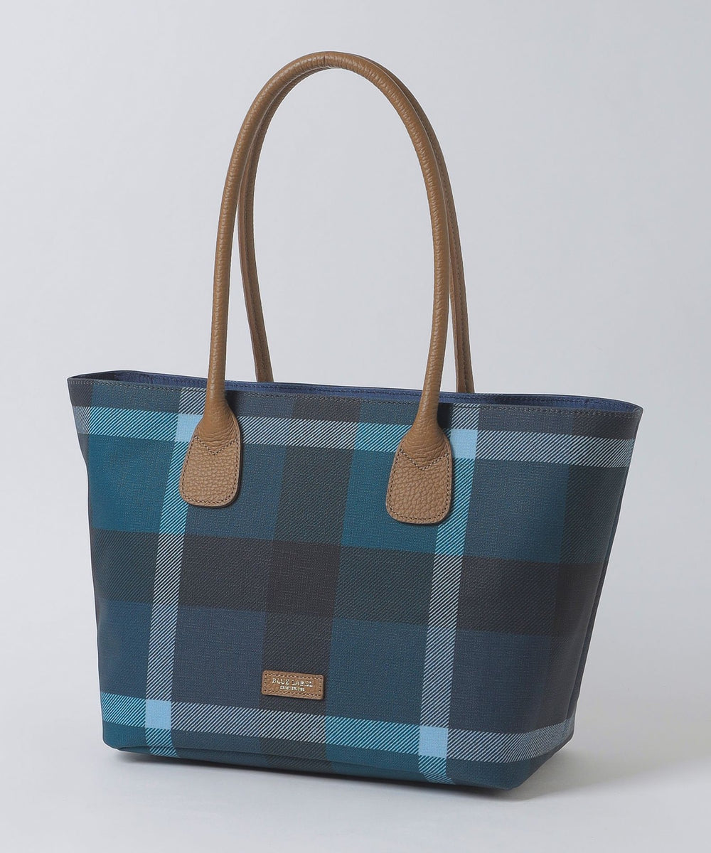 クレストブリッジチェックPVCトート（バッグ）｜BLUE LABEL