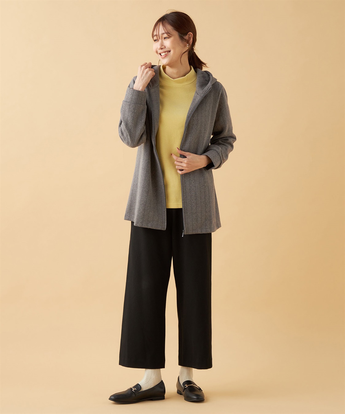 ふくれジャガードジップパーカー DECOY｜クロスプラス公式通販サイト