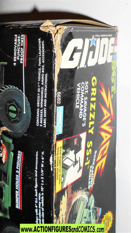 Gi joe GRIZZLY SS-1 army jeep sgt savage 1995 gijoe g i moc mib