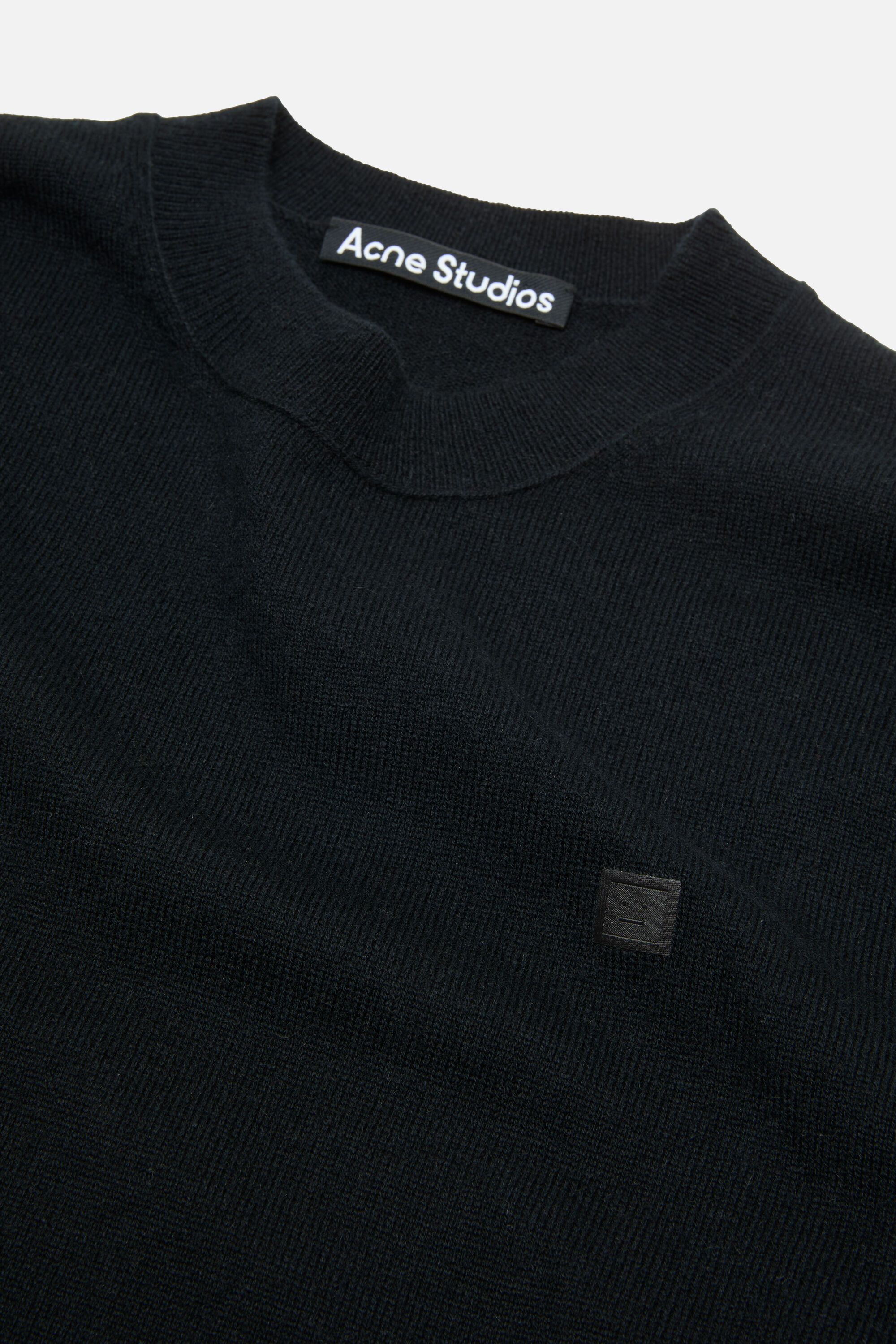 Acne Studios - クルーネックセーター - ヤクウール - ブラック