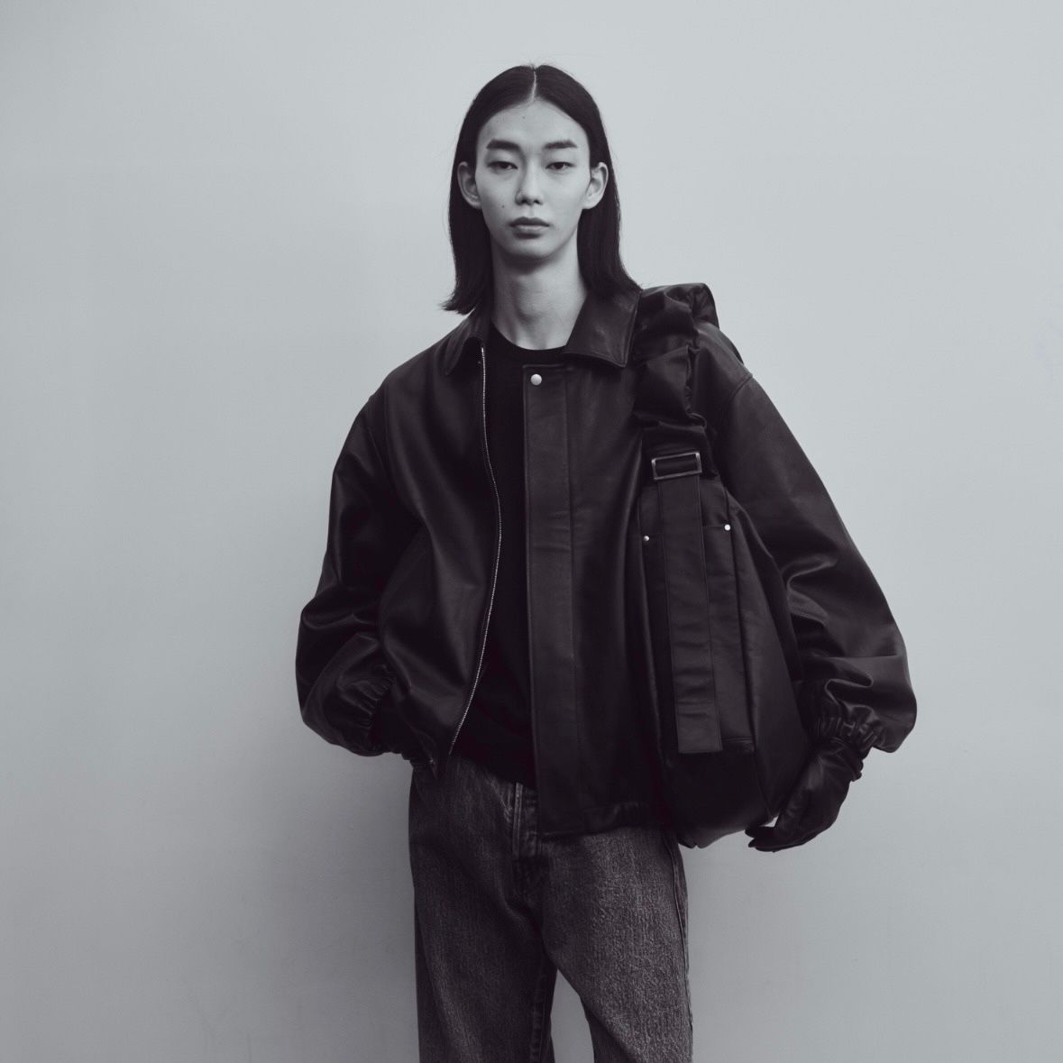 ssstein - 【残り一点】Sheep Leather Zip Short Jacket | ACRMTSM