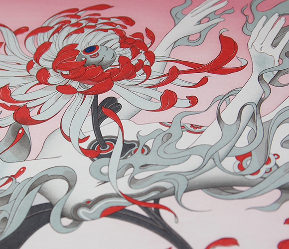 Chrysanthemum | ジェームス・ジーン | アダチ版画 現代の浮世絵