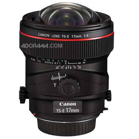 Canon TS-E 17mm f/4L Tilt-Shift Lens 3553B002 - Adorama