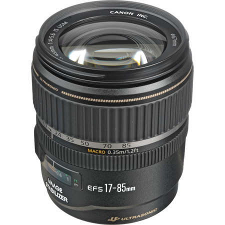 Canon EF-S 17-85mm F/4-5.6 IS USM Lens, USA Warranty - Adorama
