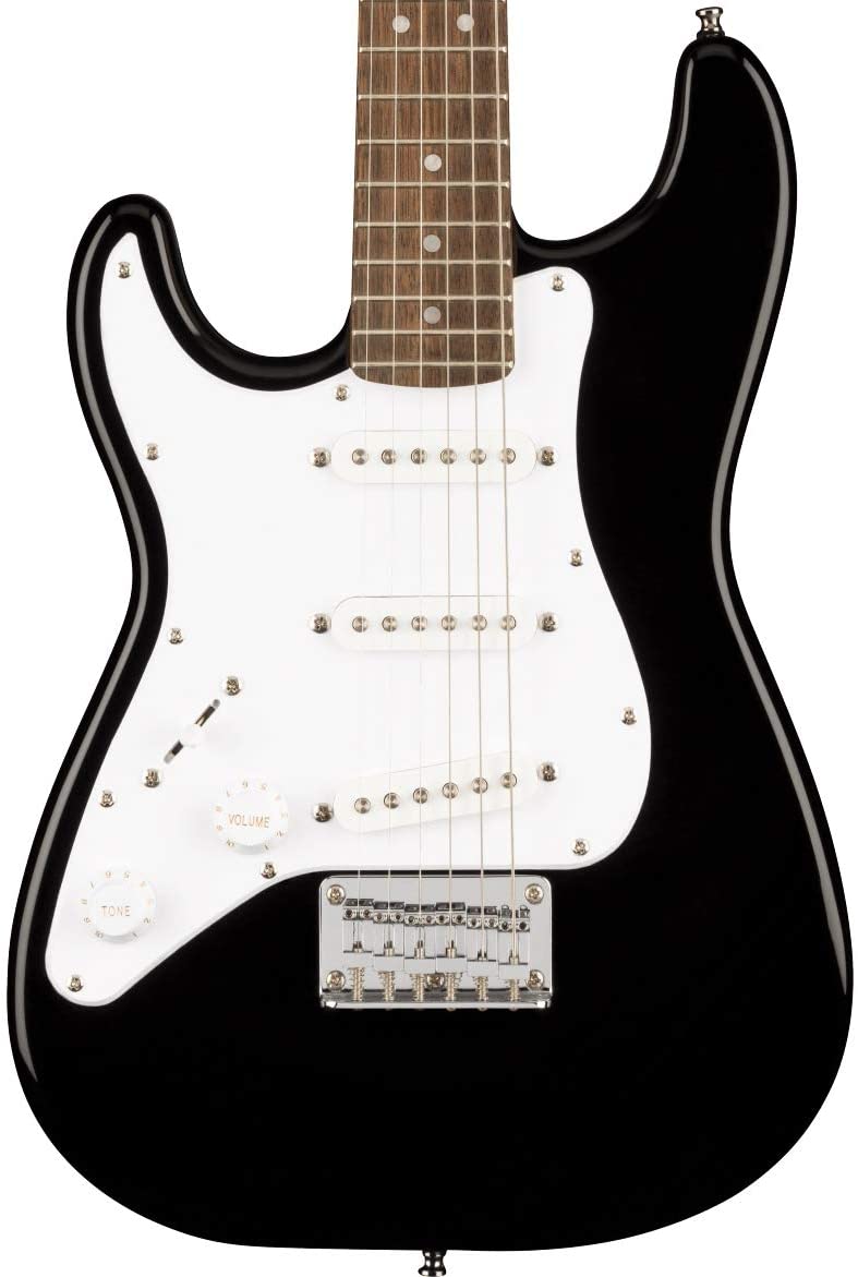 Squier Mini Strat 6 String Solid-Body Electric Guitar, Left