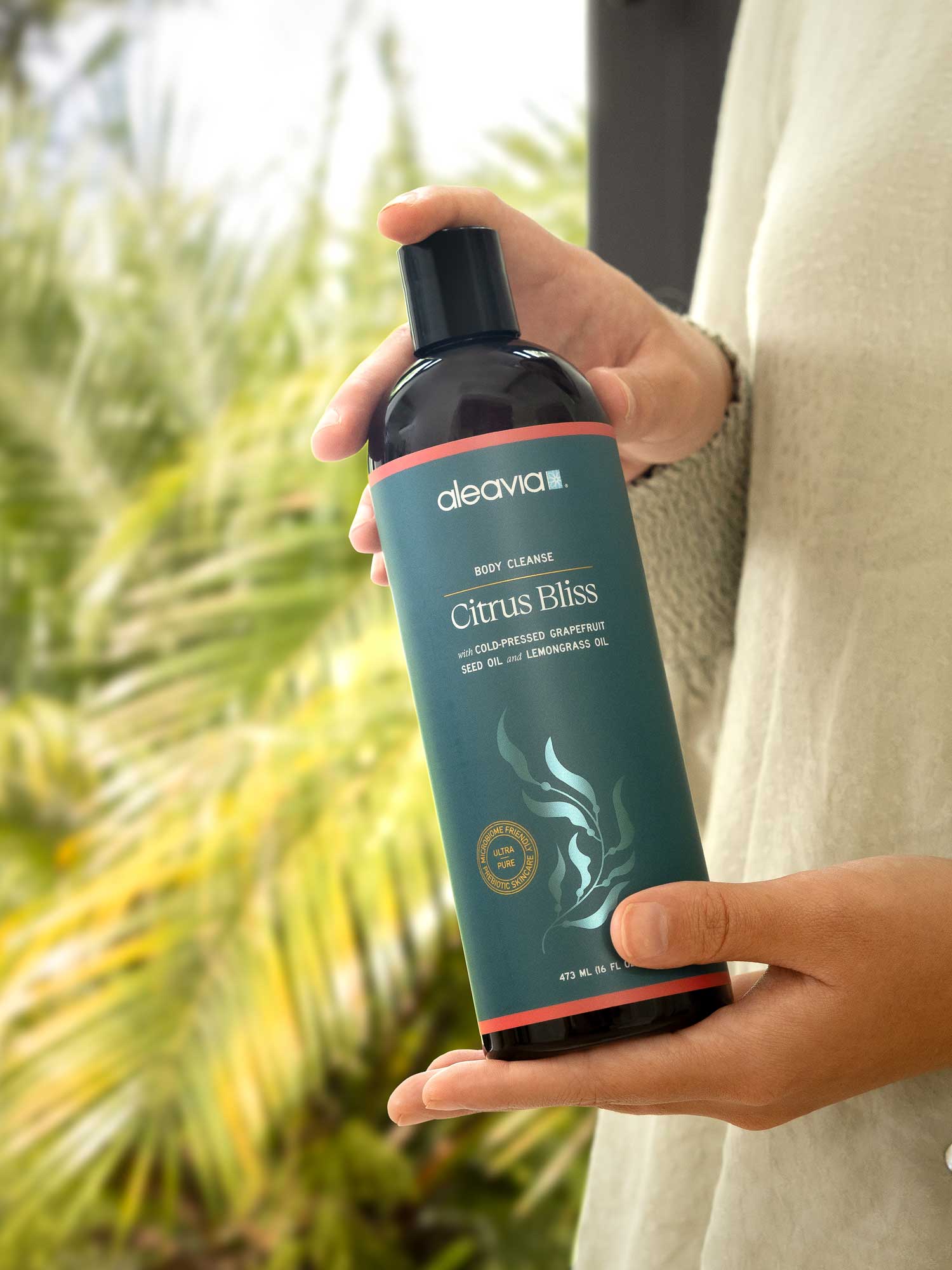 Aleavia Citrus Bliss Body Cleanse | Prebiotic Body Wash