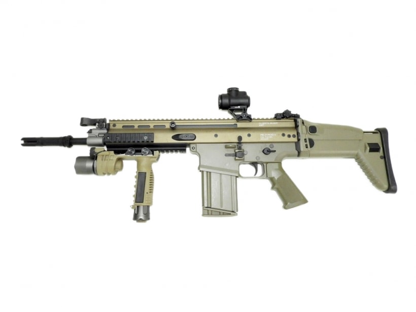 東京マルイ] SCAR-H FDE 次世代電動ガン ダットサイト&グリップライト