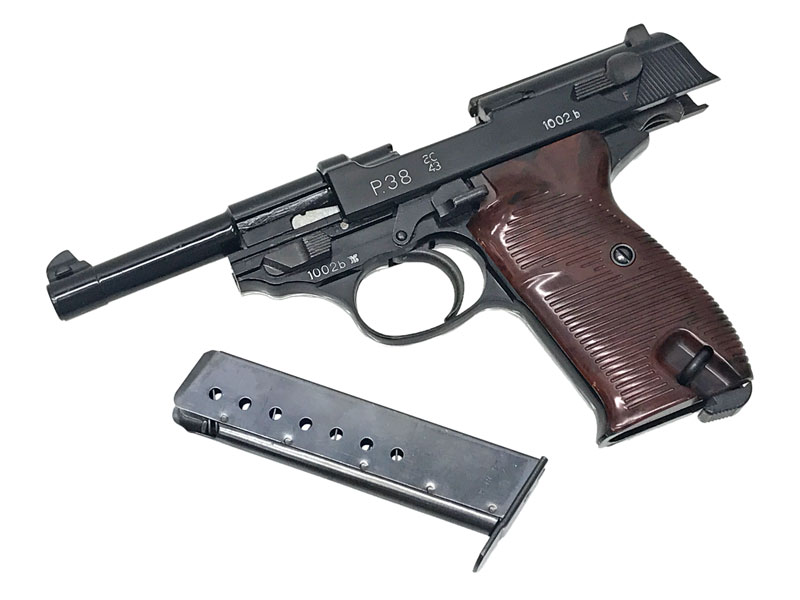 マルシン] ワルサーP38 ミリタリー 発火モデル ホワイト墨入れ