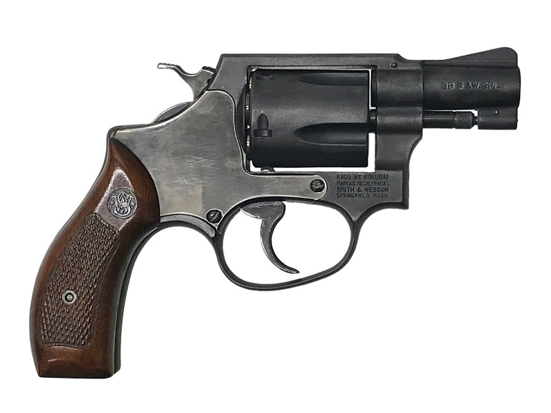 コクサイ] S&W M36 2インチ メガHW NO.396 木製グリップカスタム (中古