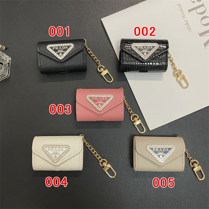 Prada プラダハイブランドairpods 4 3 2ケースairpods 3 4 maxケース