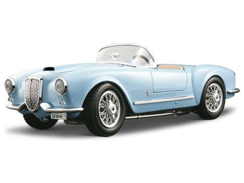 Bburago 1:18 Lancia Aurelia B24 Spider 1955 blue - Metal model