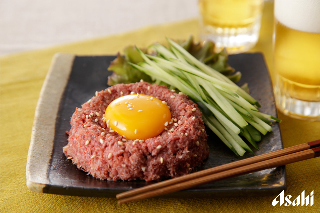 コンビーフのユッケ風～簡単3stepおつまみ～のレシピ・作り方