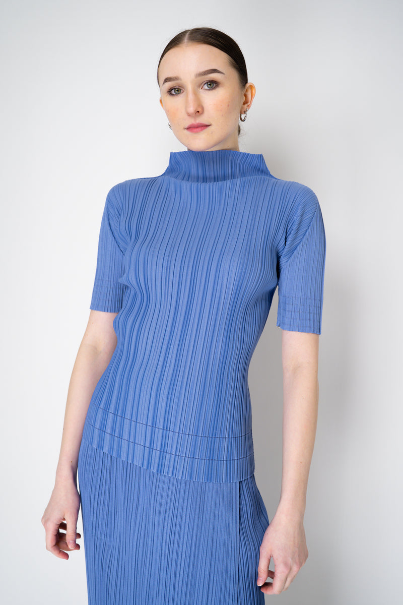 Pleats Please Issey Miyake Soft Pleats Turtleneck T-Shirt in