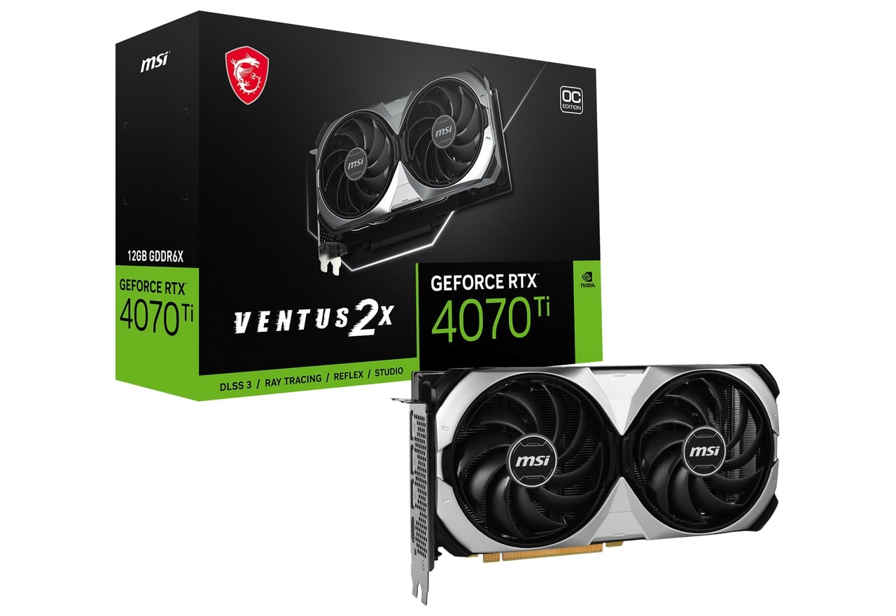 GeForce RTX 4070 Ti VENTUS 2X 12G OC | MSI グラフィックボード