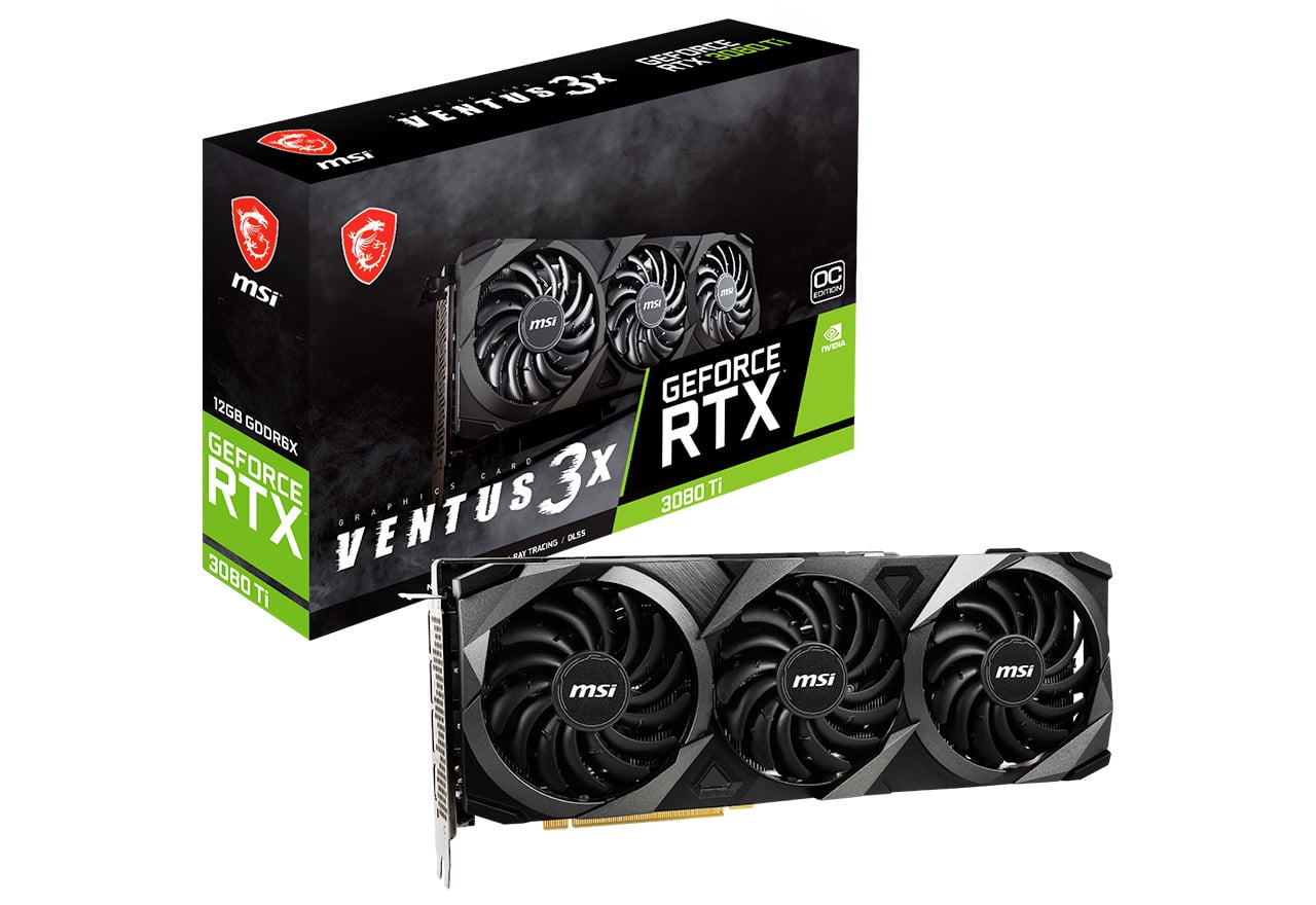 GeForce RTX 3080 Ti VENTUS 3X 12G OC | MSI グラフィックボード