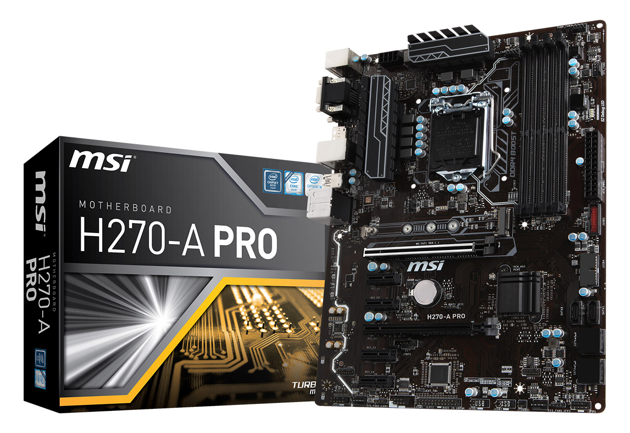 H270-A PRO | MSI マザーボード Intel H270チップセット | 株式会社アスク