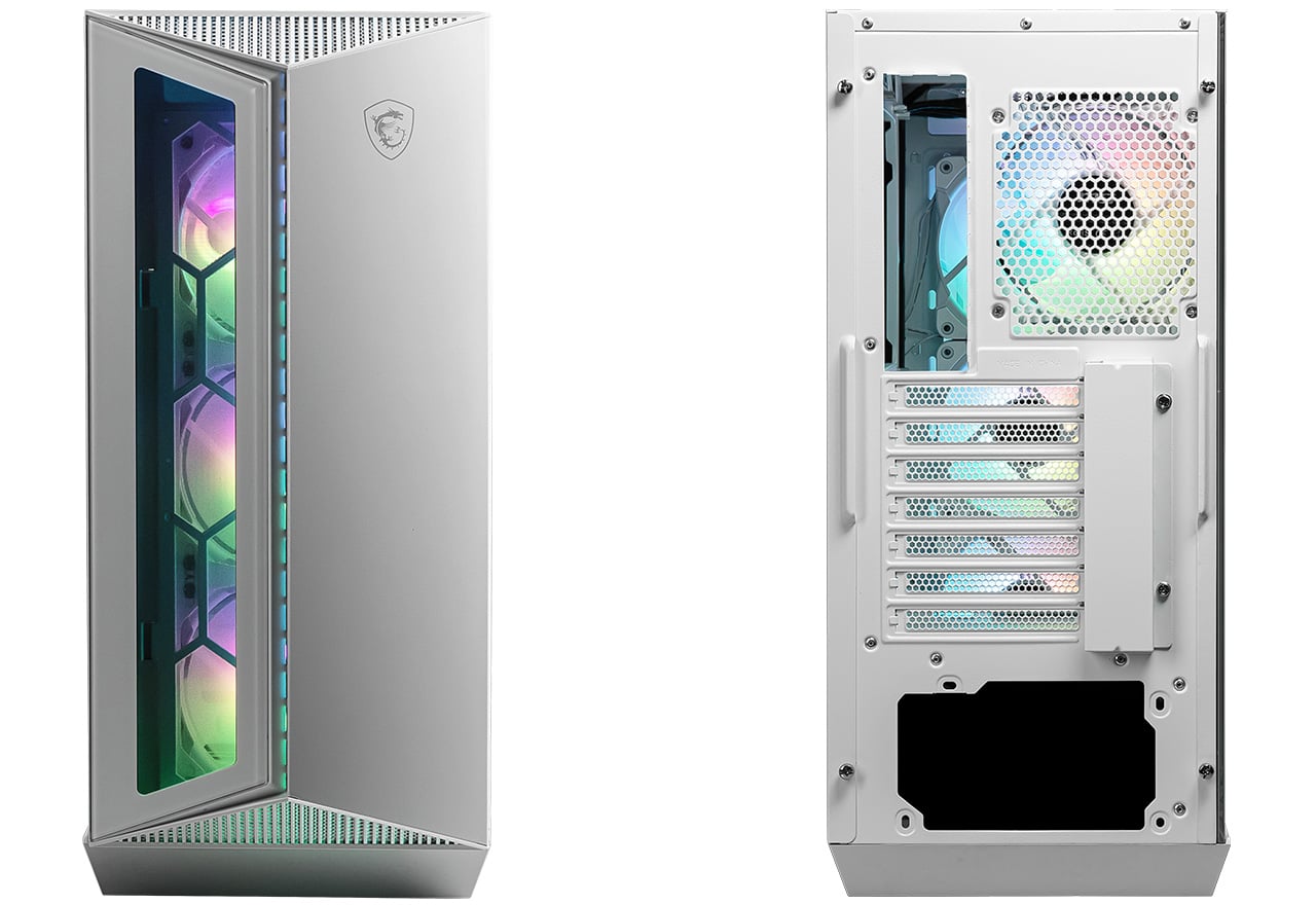 MPG GUNGNIR 110R WHITE | MSI ミドルタワー型PCケース | 株式会社アスク