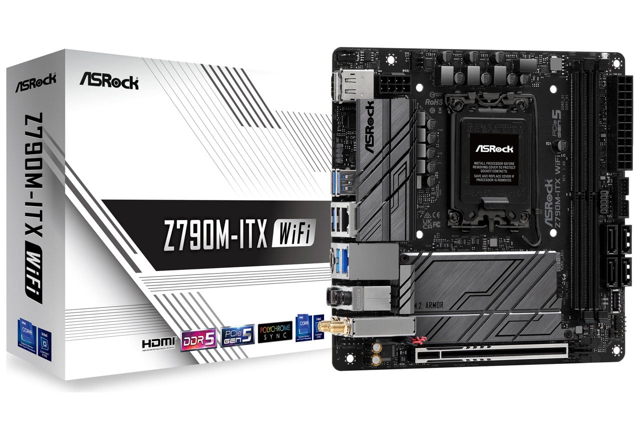 Z790M-ITX WiFi | ASRock マザーボード Intel Z790チップセット | 株式