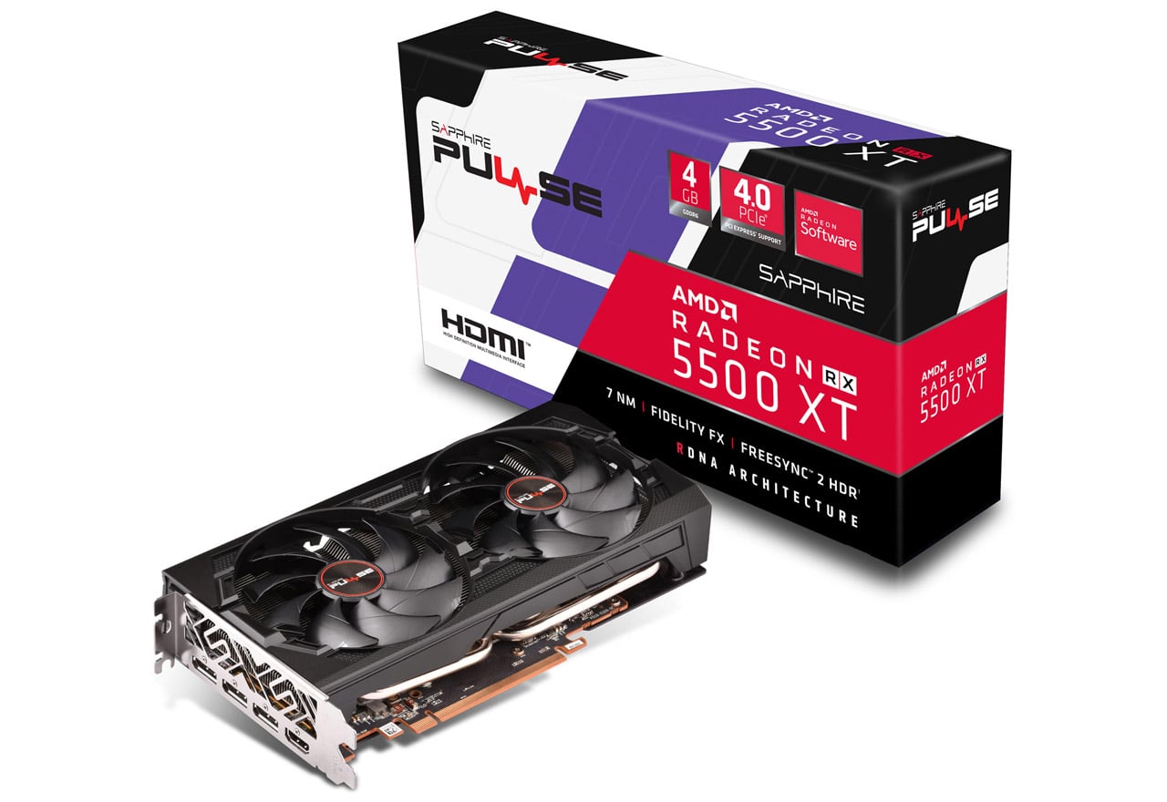 SAPPHIRE PULSE RADEON RX 5500 XT 4G GDDR6 | SAPPHIRE グラフィック