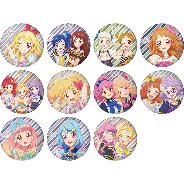 グリッター缶バッジ ＜ブラインド全11種＞ | アイカツ！シリーズ | A