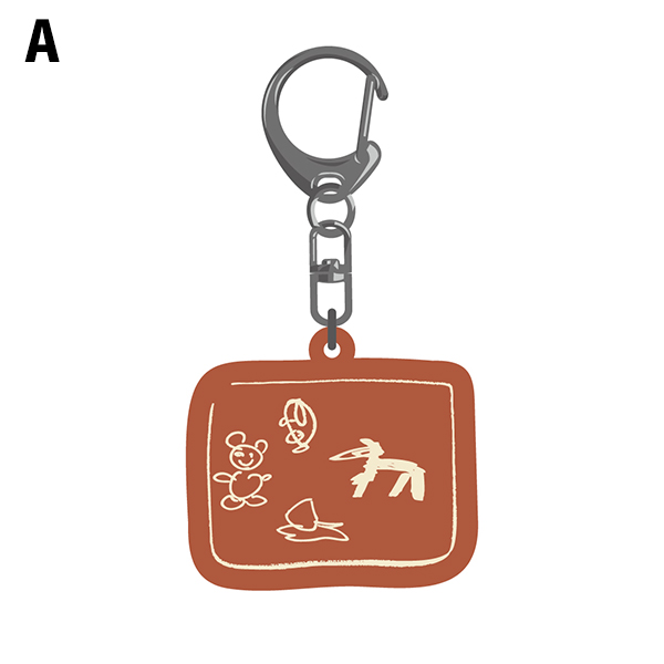 イラストキーホルダー from「love up! の部屋」2025