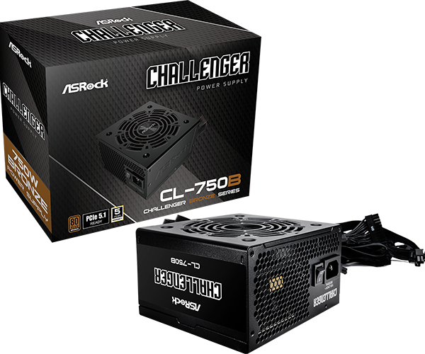 電源ユニット ASRock CL-750B Challenger Bronze 750W ASRock > CL-750B