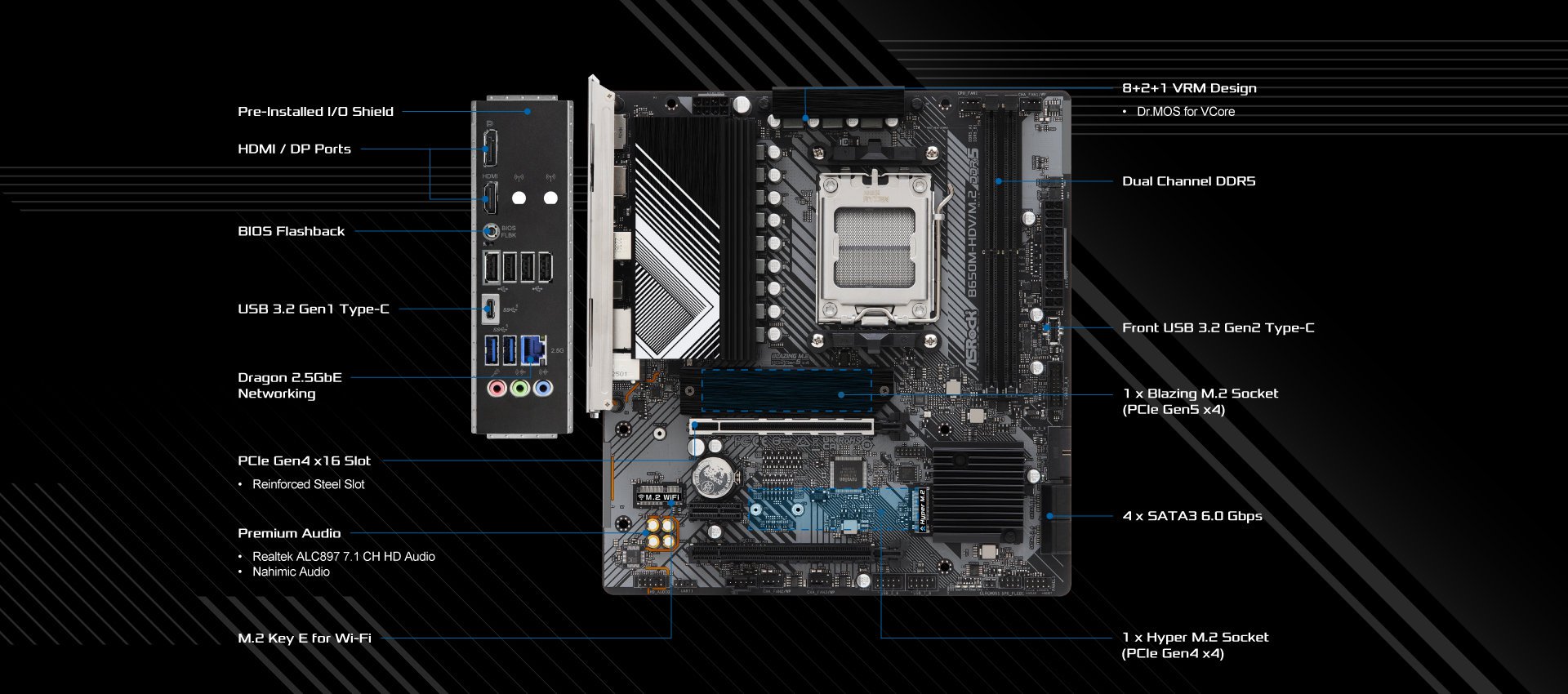 ASRock B650M-H/M.2+ マザーボード BIOS 4.03 ASRock > B650M-H/M.2+