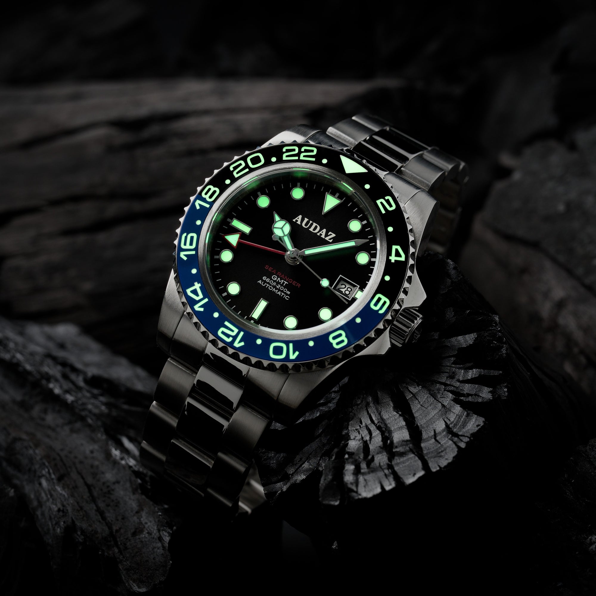 SEA RANGER I GMT Diver Watch I Automatic I Sapphire - Audaz Watches