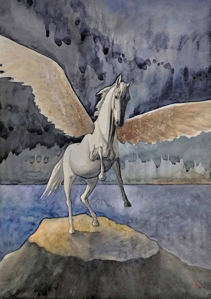 ペガサス」 by 水辺｜Artmeter｜暮らしを彩るアートが、きっと見つかる