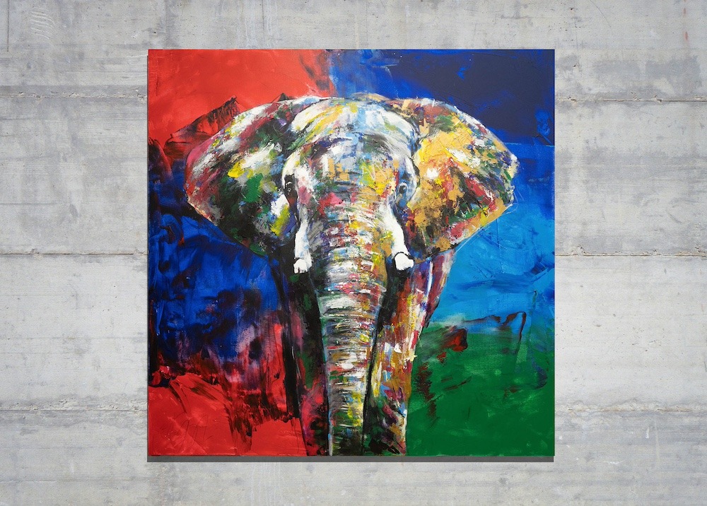 Elephant」 by TOMOYA｜Artmeter｜暮らしを彩るアートが、きっと見つかる