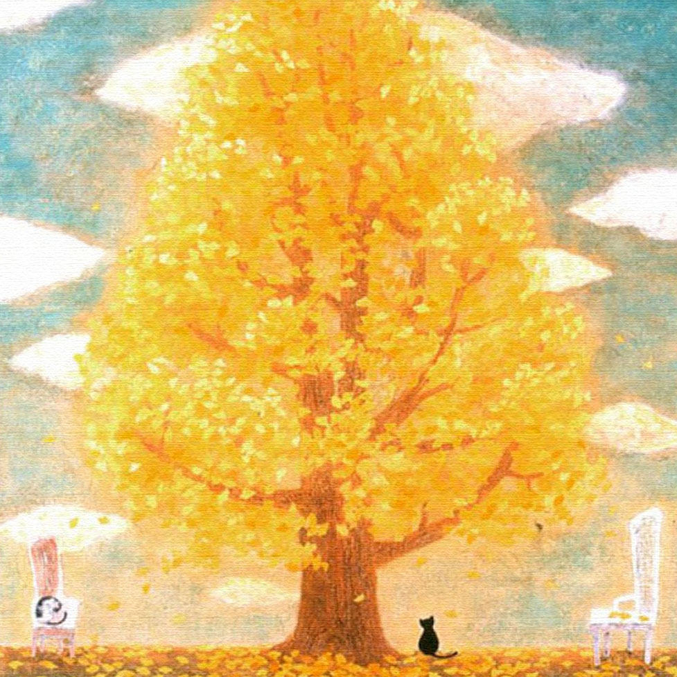 野地美樹子 絵画(版画/アーカイバル) 約束の木の下で 4525|アート