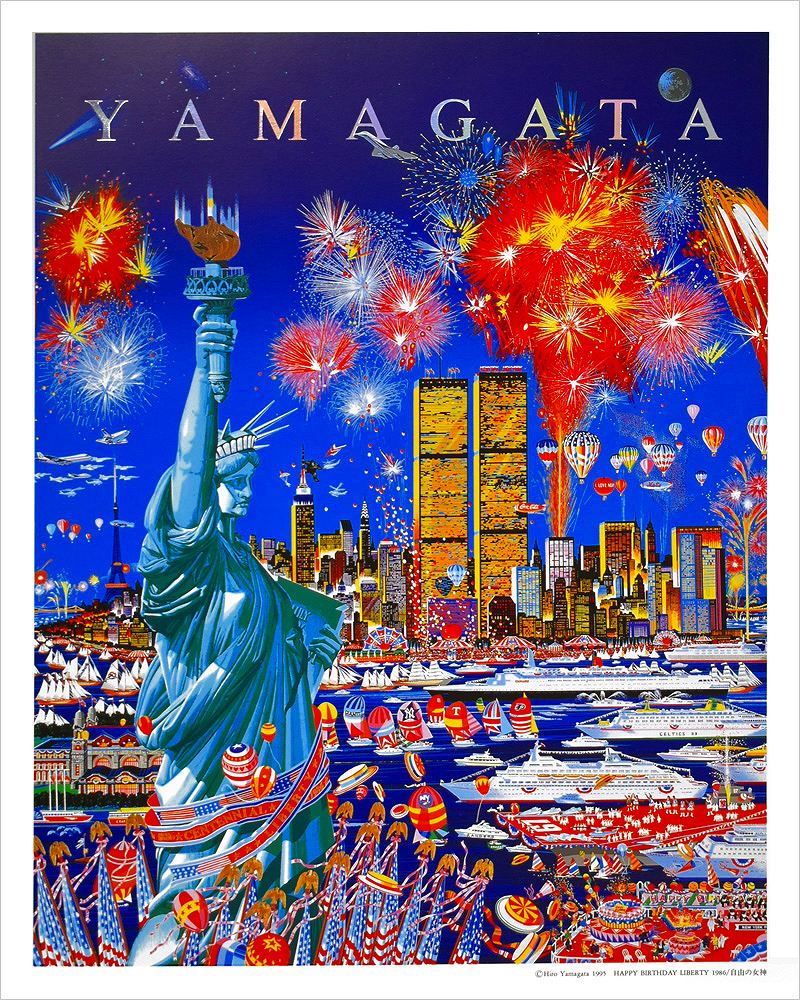 ヒロ・ヤマガタ マスターズトーナメント 中古 大判額装アートポスター